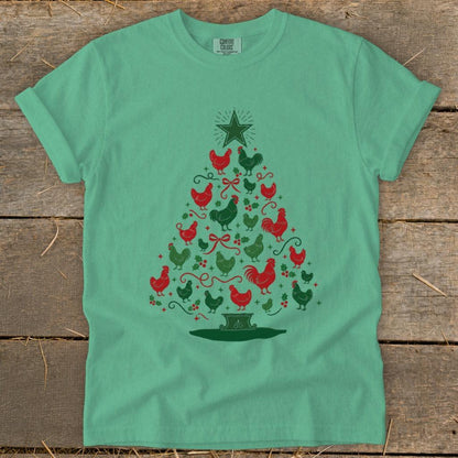 Colorful Chicken Tree Signature Tee