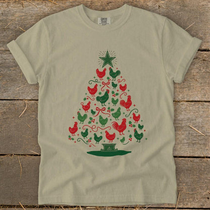 Colorful Chicken Tree Signature Tee