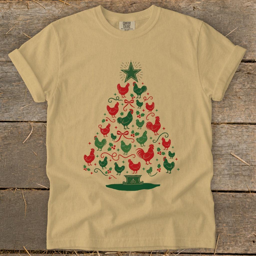 Colorful Chicken Tree Signature Tee
