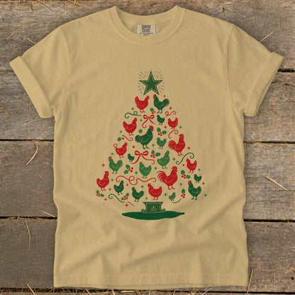 Colorful Chicken Tree Signature Tee