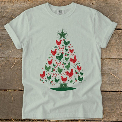 Colorful Chicken Tree Signature Tee