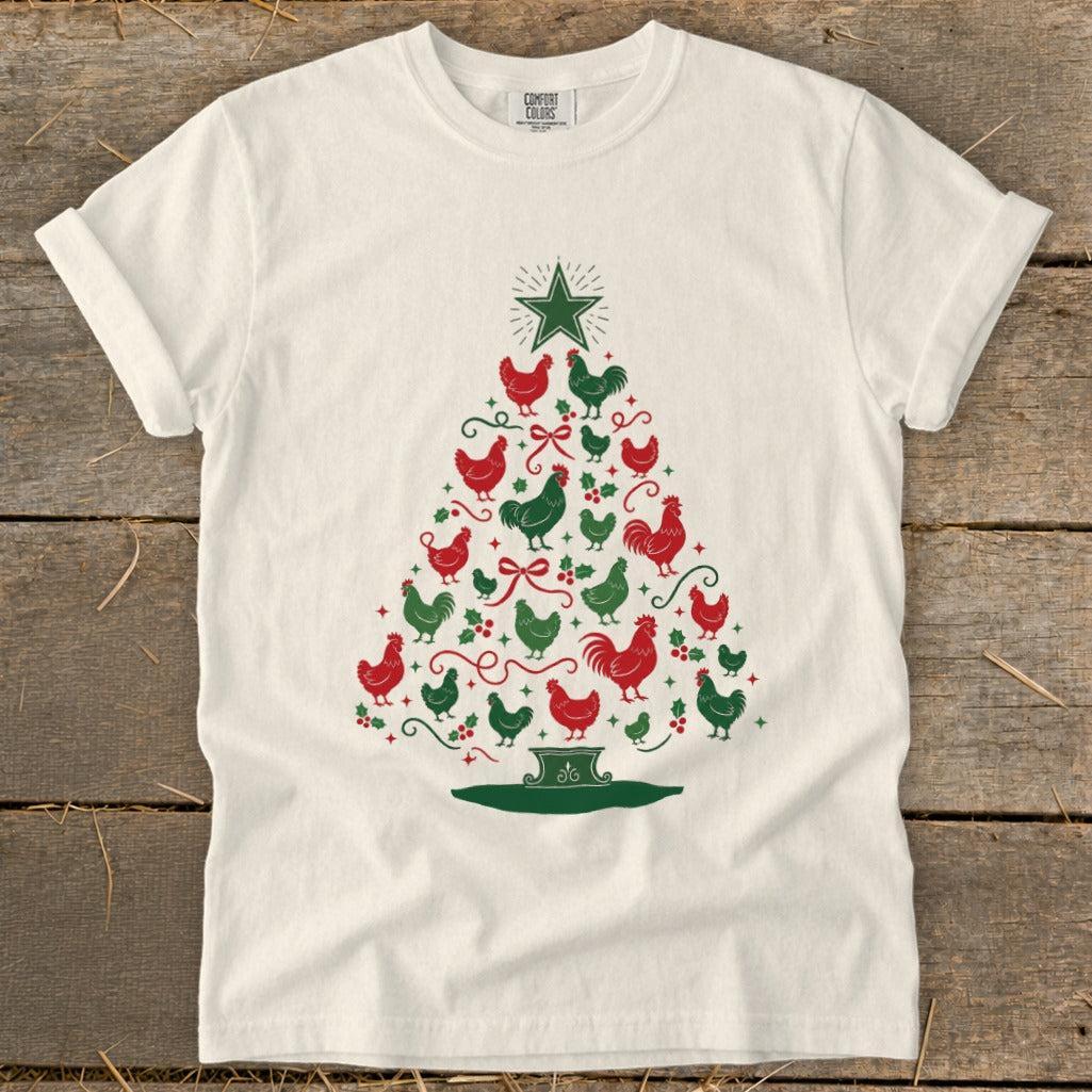 Colorful Chicken Tree Signature Tee
