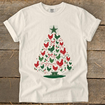 Colorful Chicken Tree Signature Tee