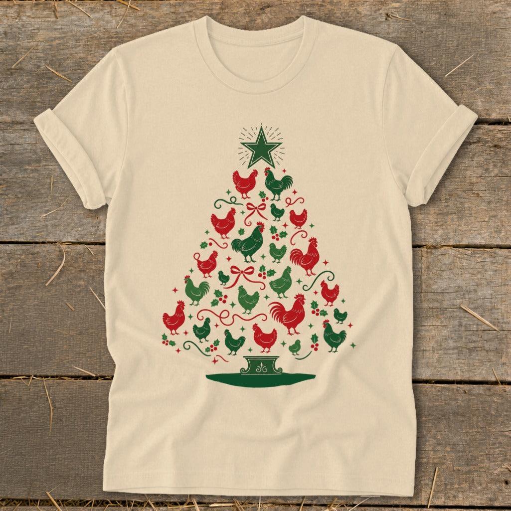 Colorful Chicken Tree Softstyle Tee