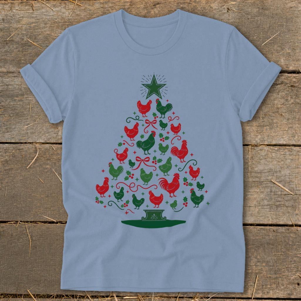 Colorful Chicken Tree Softstyle Tee