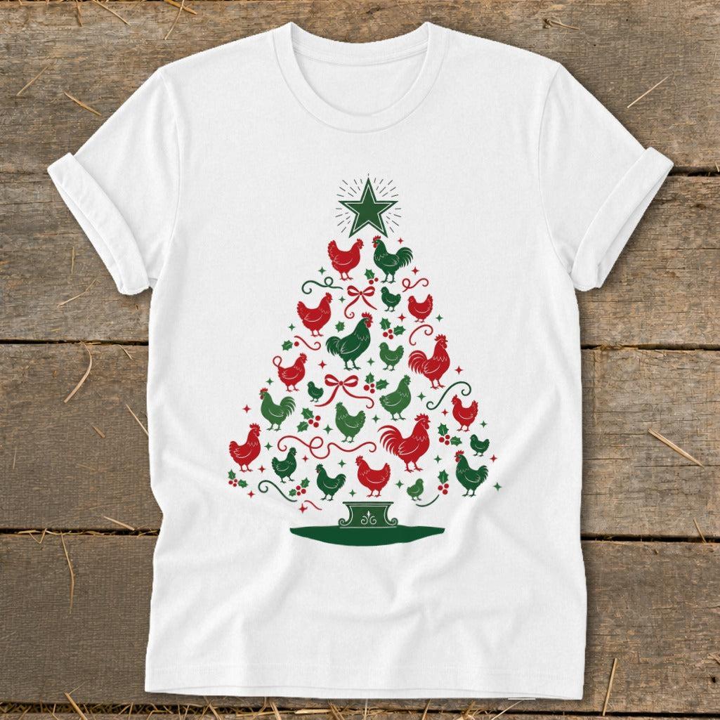 Colorful Chicken Tree Softstyle Tee