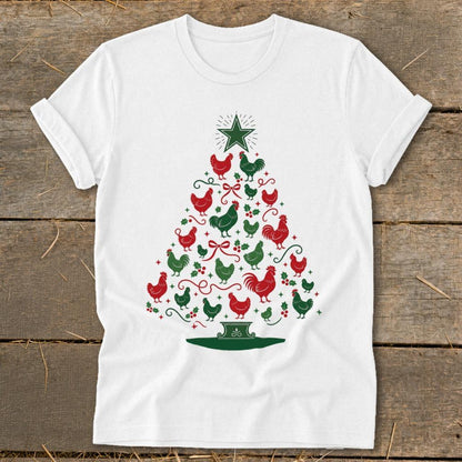 Colorful Chicken Tree Softstyle Tee