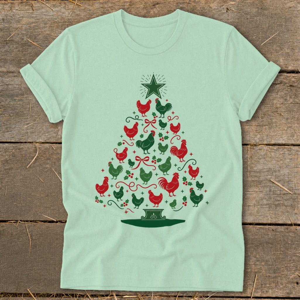 Colorful Chicken Tree Softstyle Tee