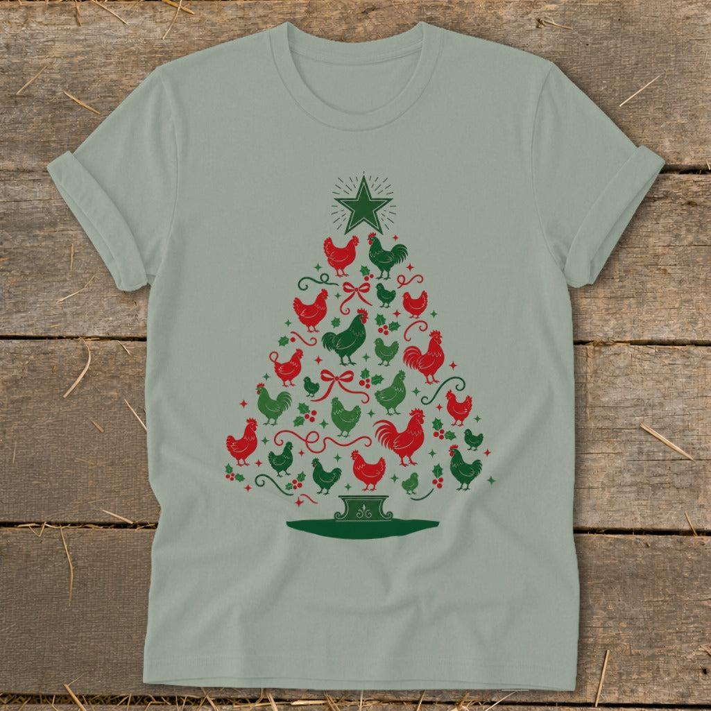 Colorful Chicken Tree Softstyle Tee