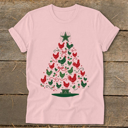 Colorful Chicken Tree Softstyle Tee