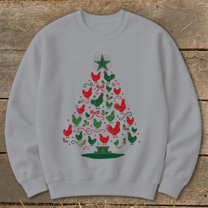 Colorful Chicken Tree Sweatshirt