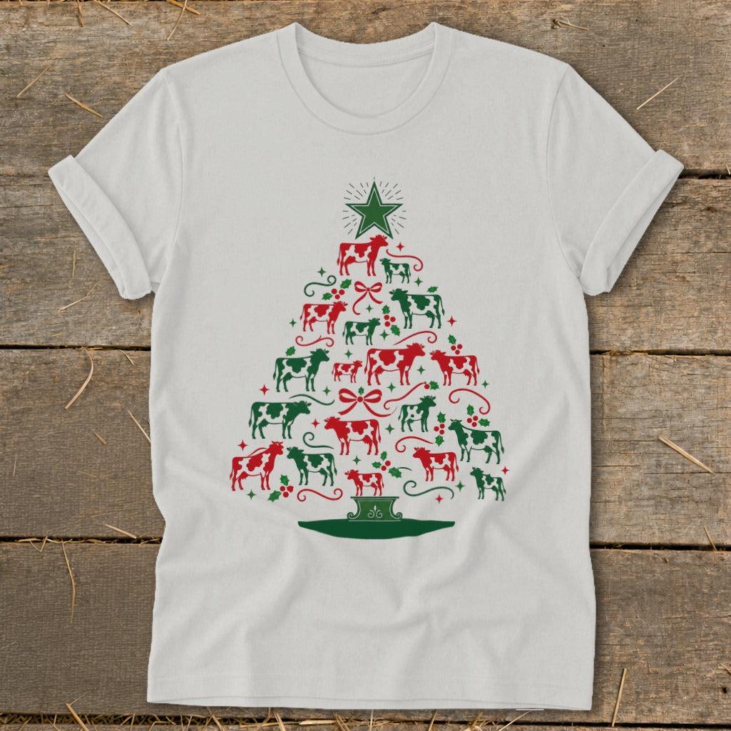 Colorful Cow Tree Softstyle Tee