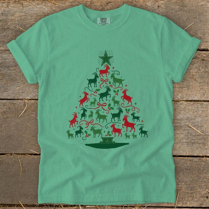 Colorful Goat Tree Signature Tee