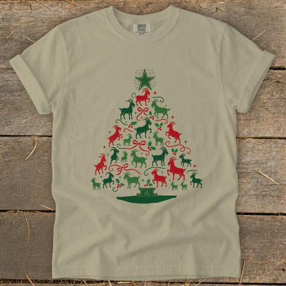 Colorful Goat Tree Signature Tee