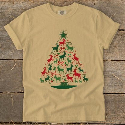 Colorful Goat Tree Signature Tee