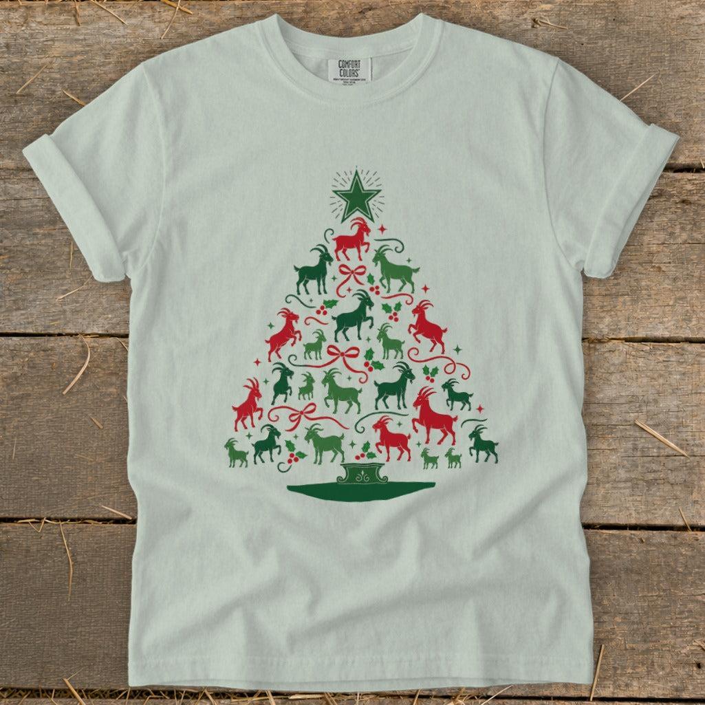 Colorful Goat Tree Signature Tee