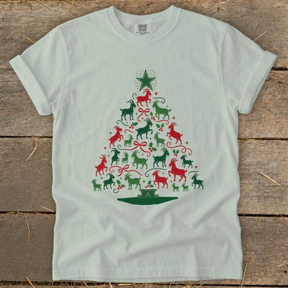 Colorful Goat Tree Signature Tee