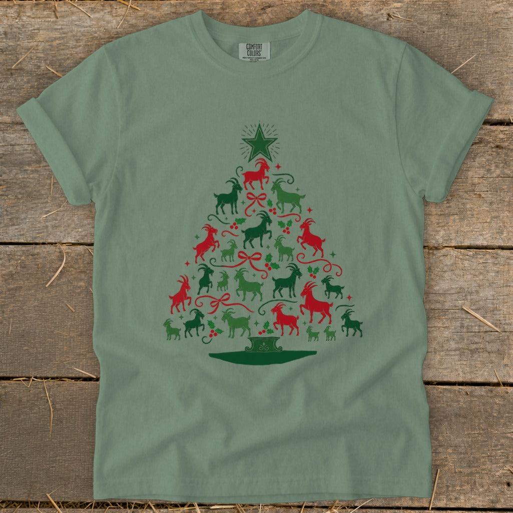 Colorful Goat Tree Signature Tee