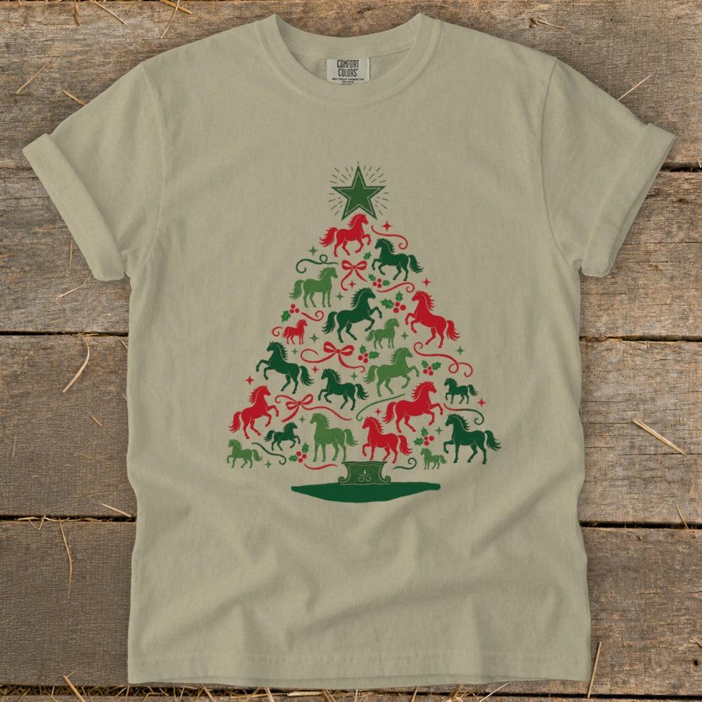 Colorful Horse Tree Signature Tee