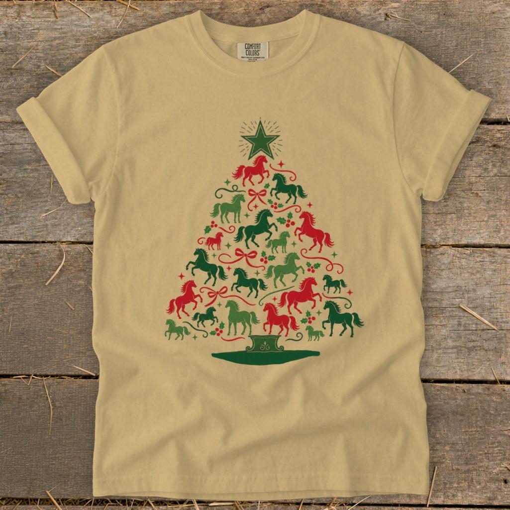 Colorful Horse Tree Signature Tee