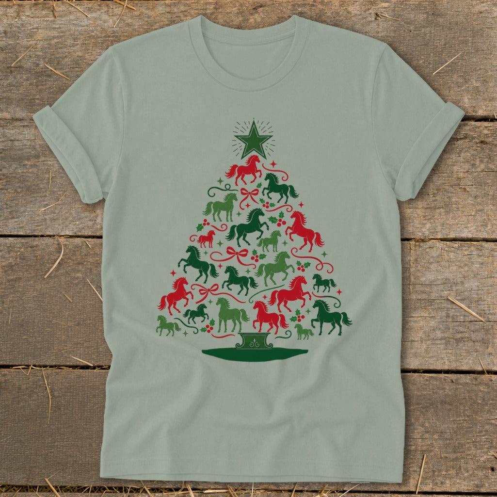 Colorful Horse Tree Softstyle Tee
