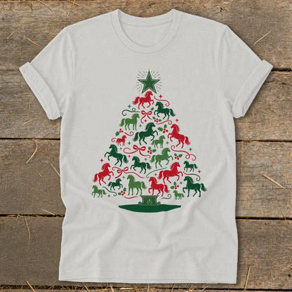 Colorful Horse Tree Softstyle Tee