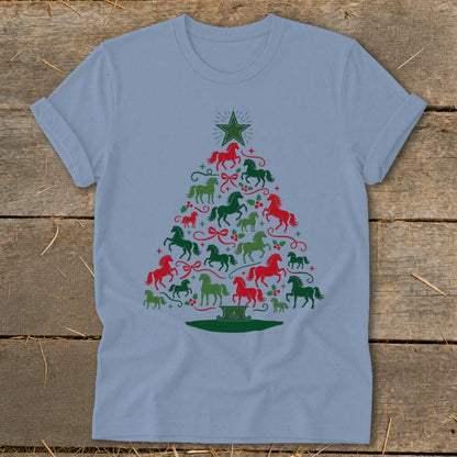 Colorful Horse Tree Softstyle Tee