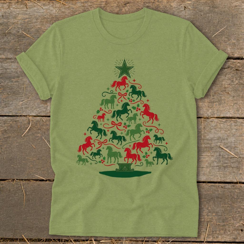 Colorful Horse Tree Softstyle Tee
