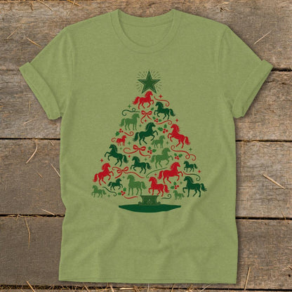 Colorful Horse Tree Softstyle Tee