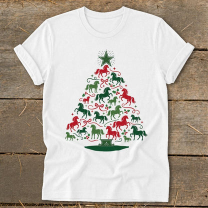 Colorful Horse Tree Softstyle Tee
