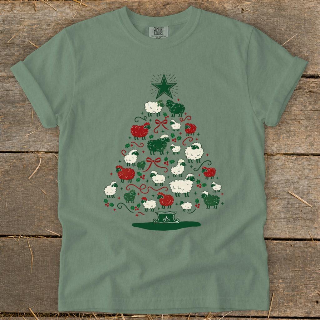 Colorful Sheep Tree Signature Tee