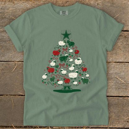 Colorful Sheep Tree Signature Tee