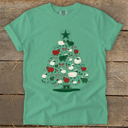 Colorful Sheep Tree Signature Tee