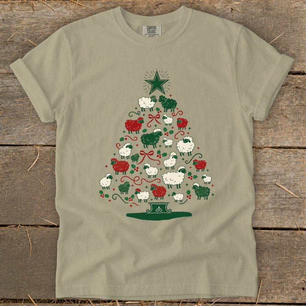 Colorful Sheep Tree Signature Tee