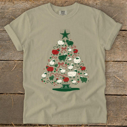 Colorful Sheep Tree Signature Tee