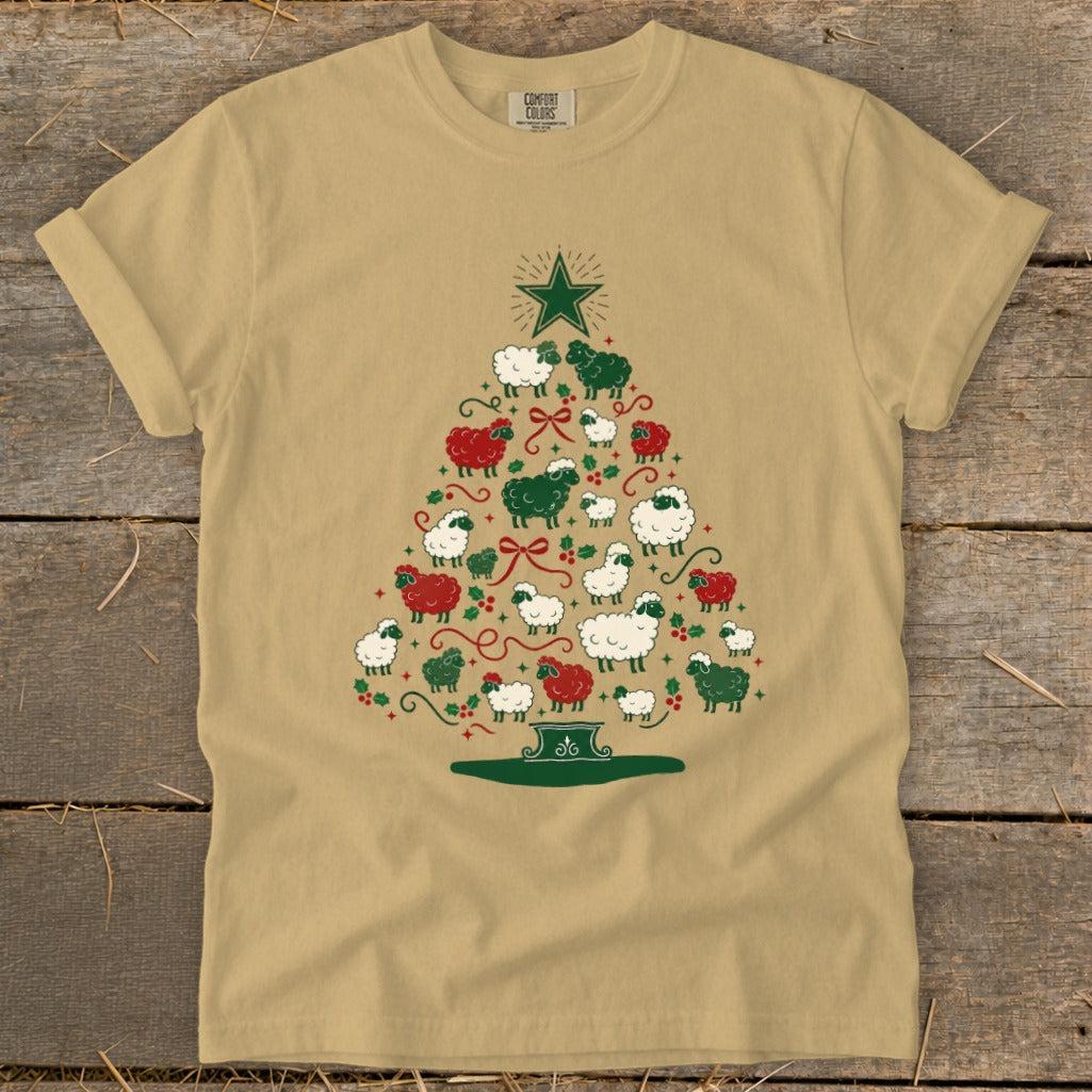 Colorful Sheep Tree Signature Tee
