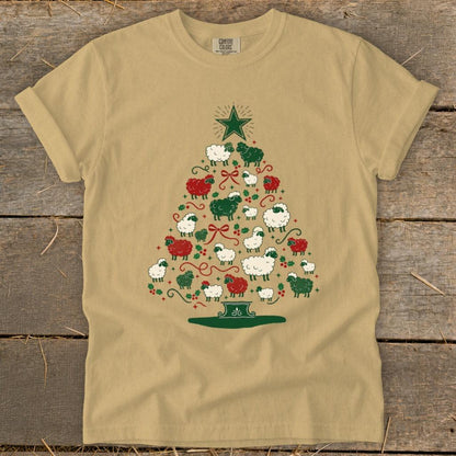 Colorful Sheep Tree Signature Tee