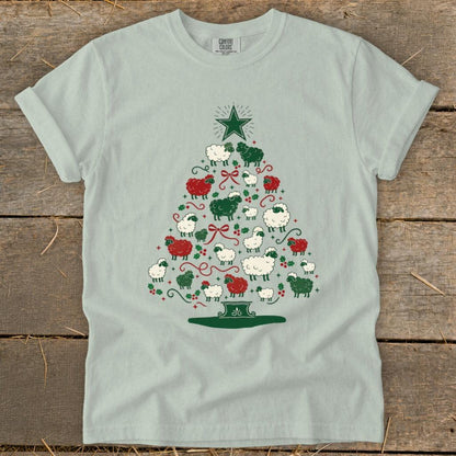 Colorful Sheep Tree Signature Tee
