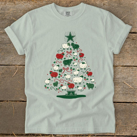 Colorful Sheep Tree Signature Tee