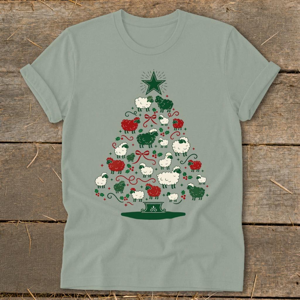 Colorful Sheep Tree Softstyle Tee