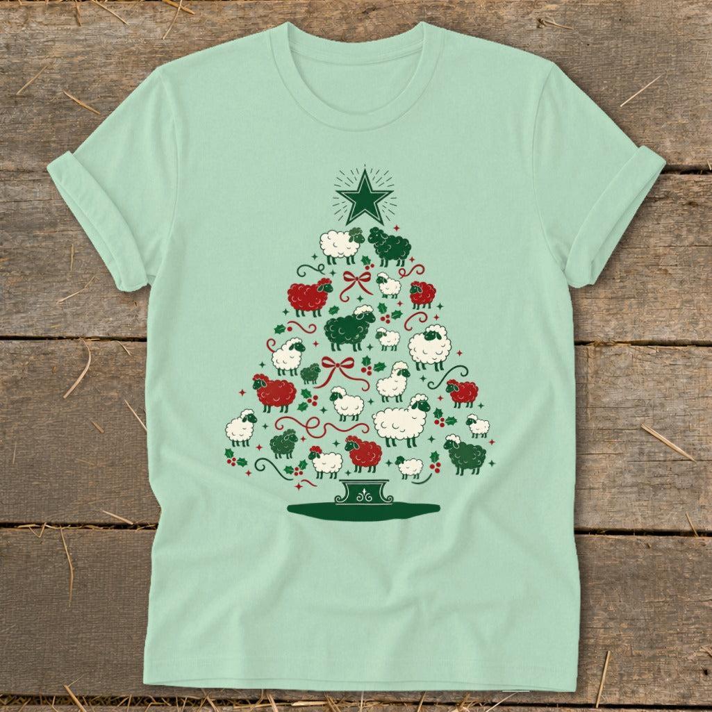 Colorful Sheep Tree Softstyle Tee
