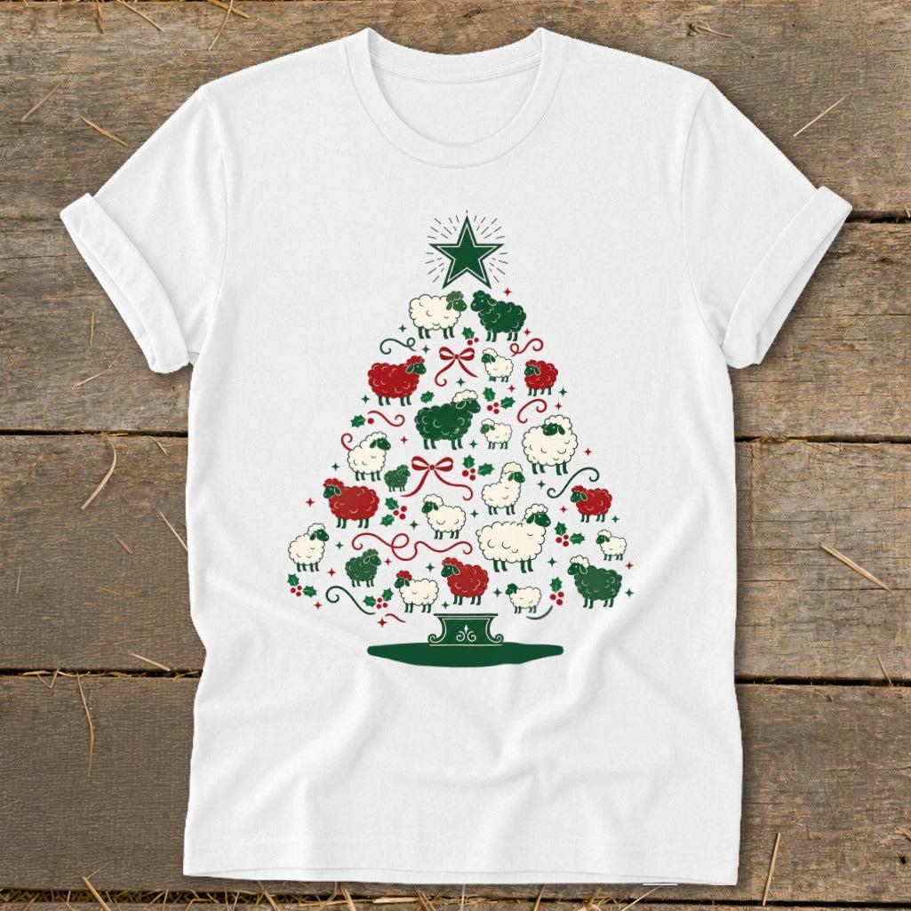 Colorful Sheep Tree Softstyle Tee