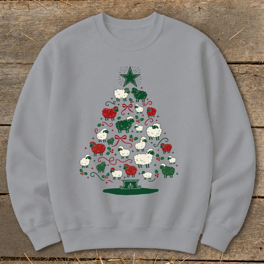Colorful Sheep Tree Sweatshirt