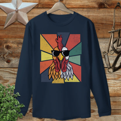 Cool Rooster Long Sleeve Tee