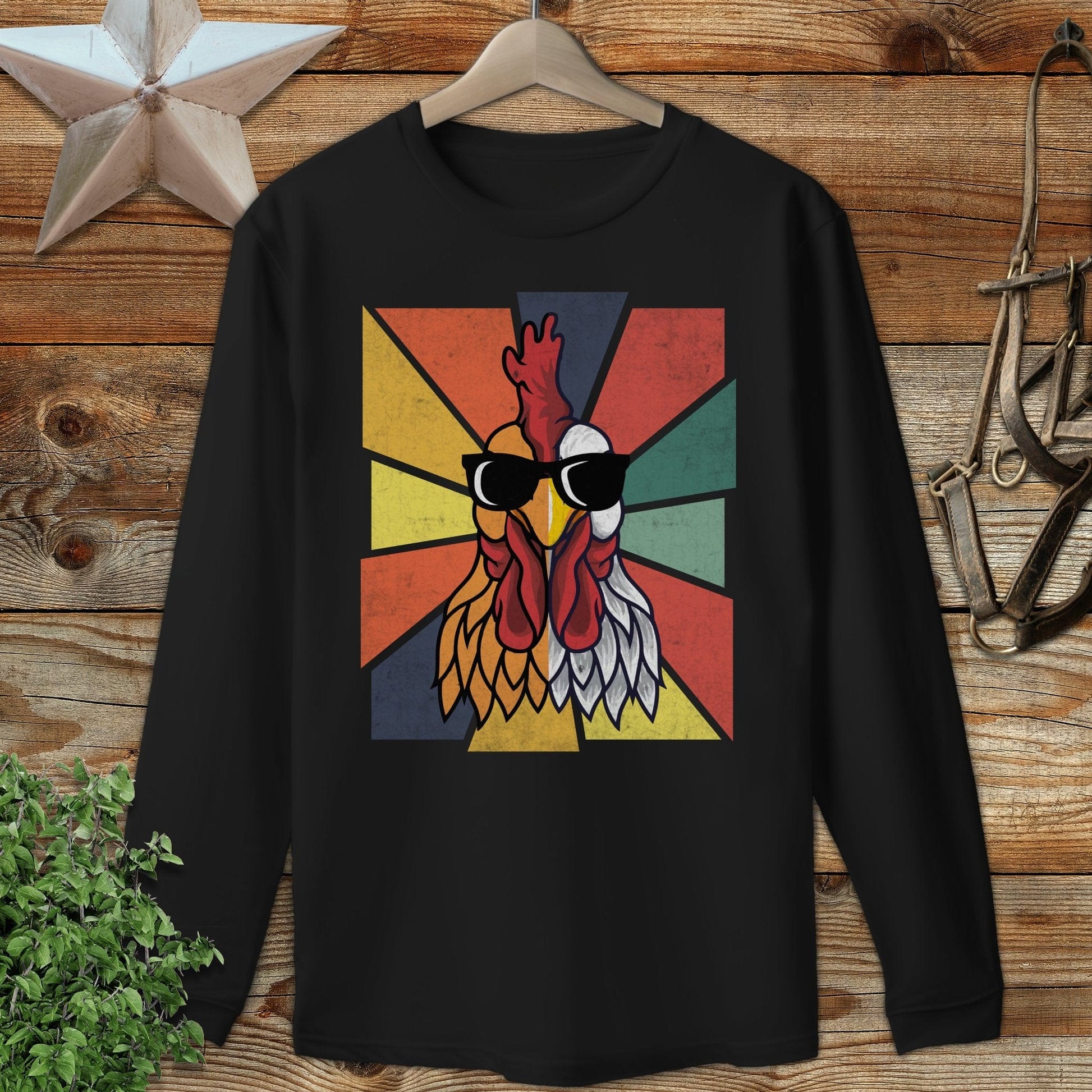Cool Rooster Long Sleeve Tee