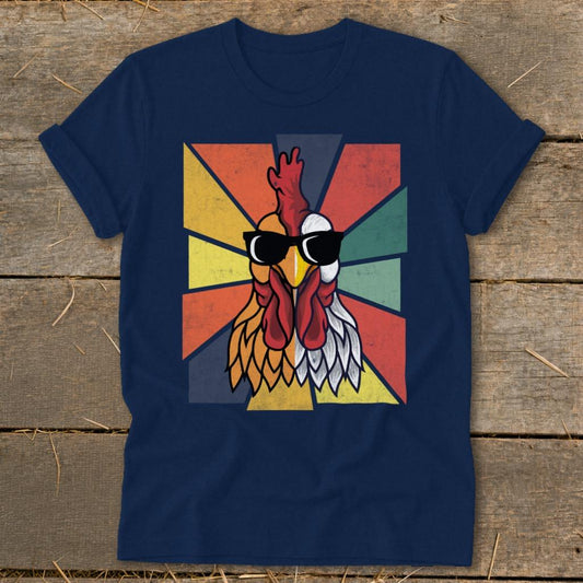 Cool Rooster Softstyle Tee - Navy