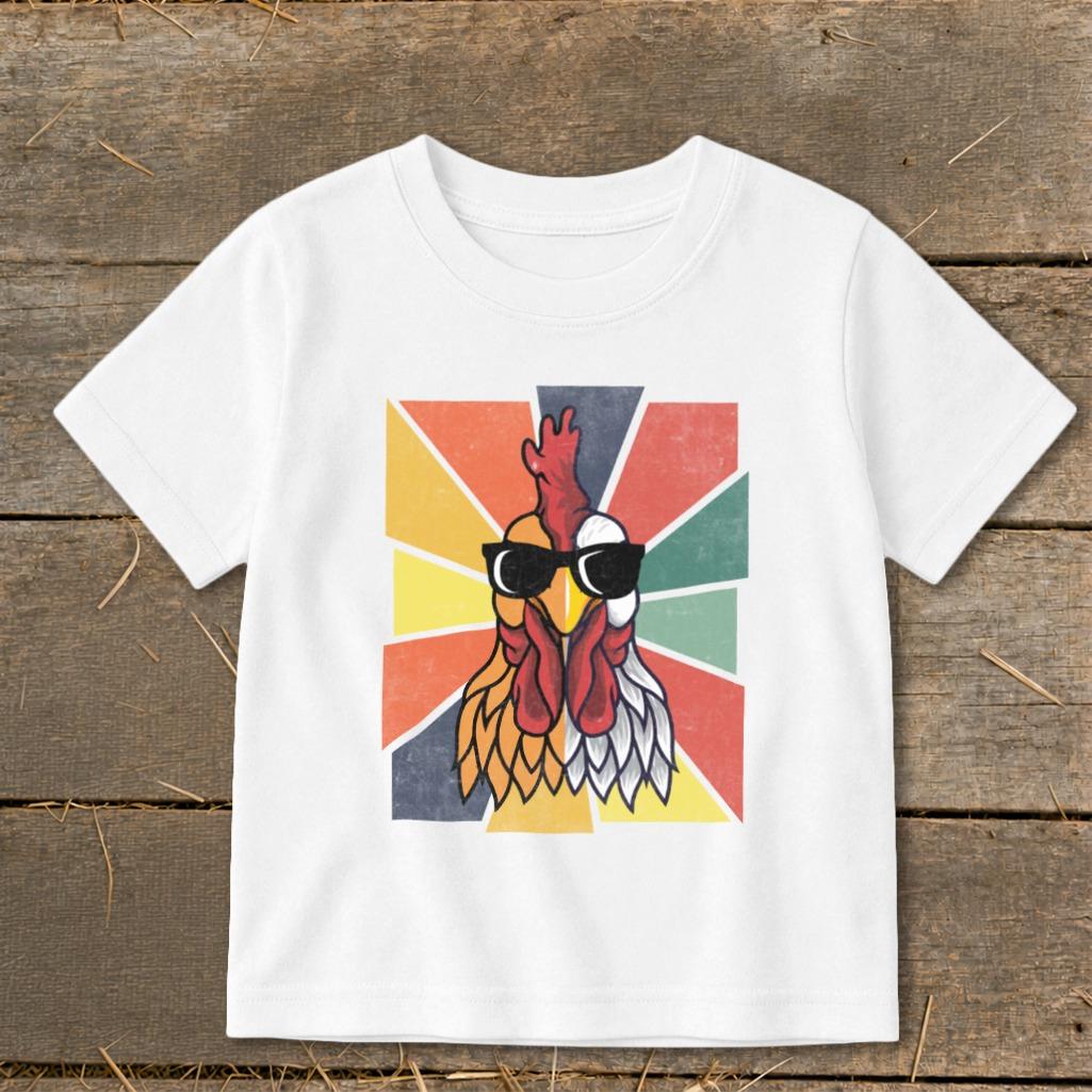 Cool Rooster Toddler Tee