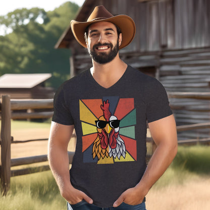 Cool Rooster V-neck