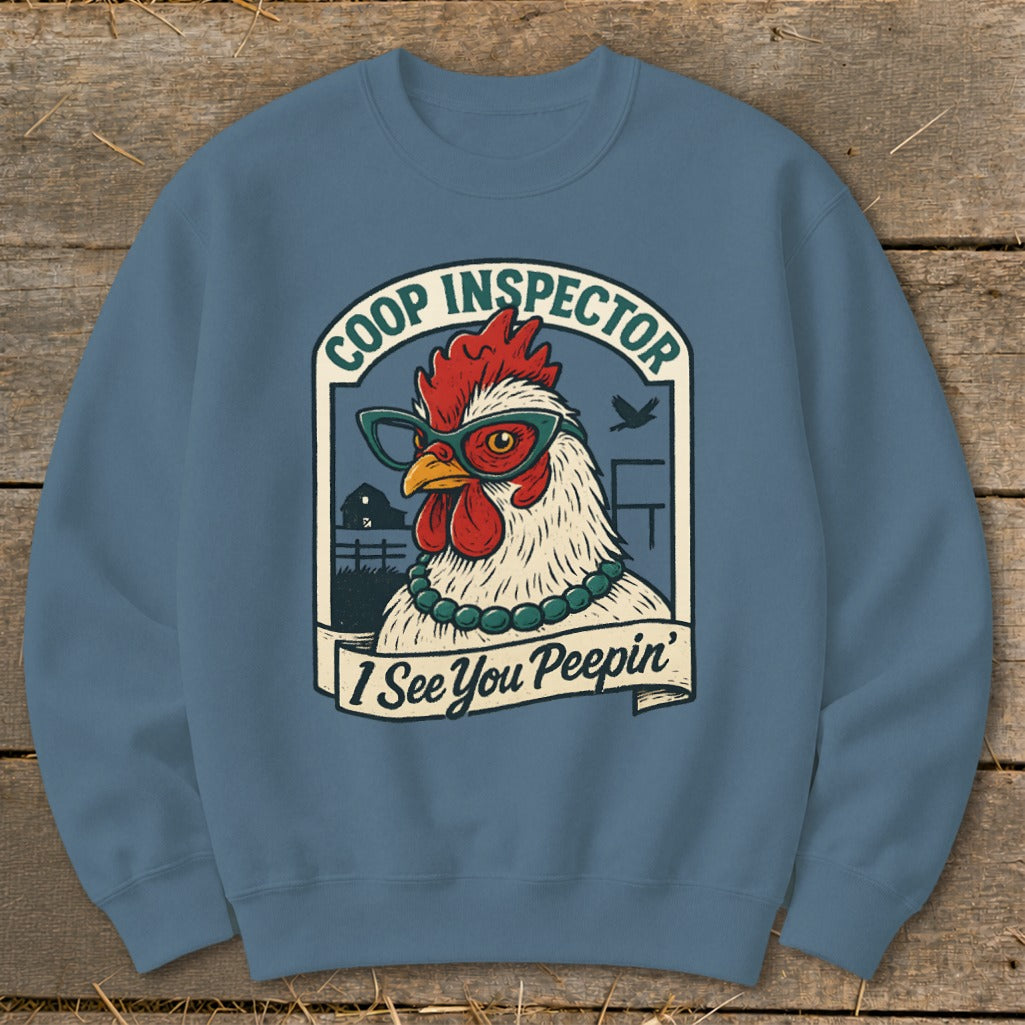 Coop Inspector Sweatshirt - Indigo Blue