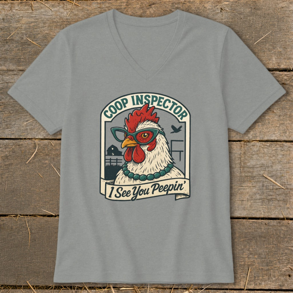 Coop Inspector V-neck - Deep Heather